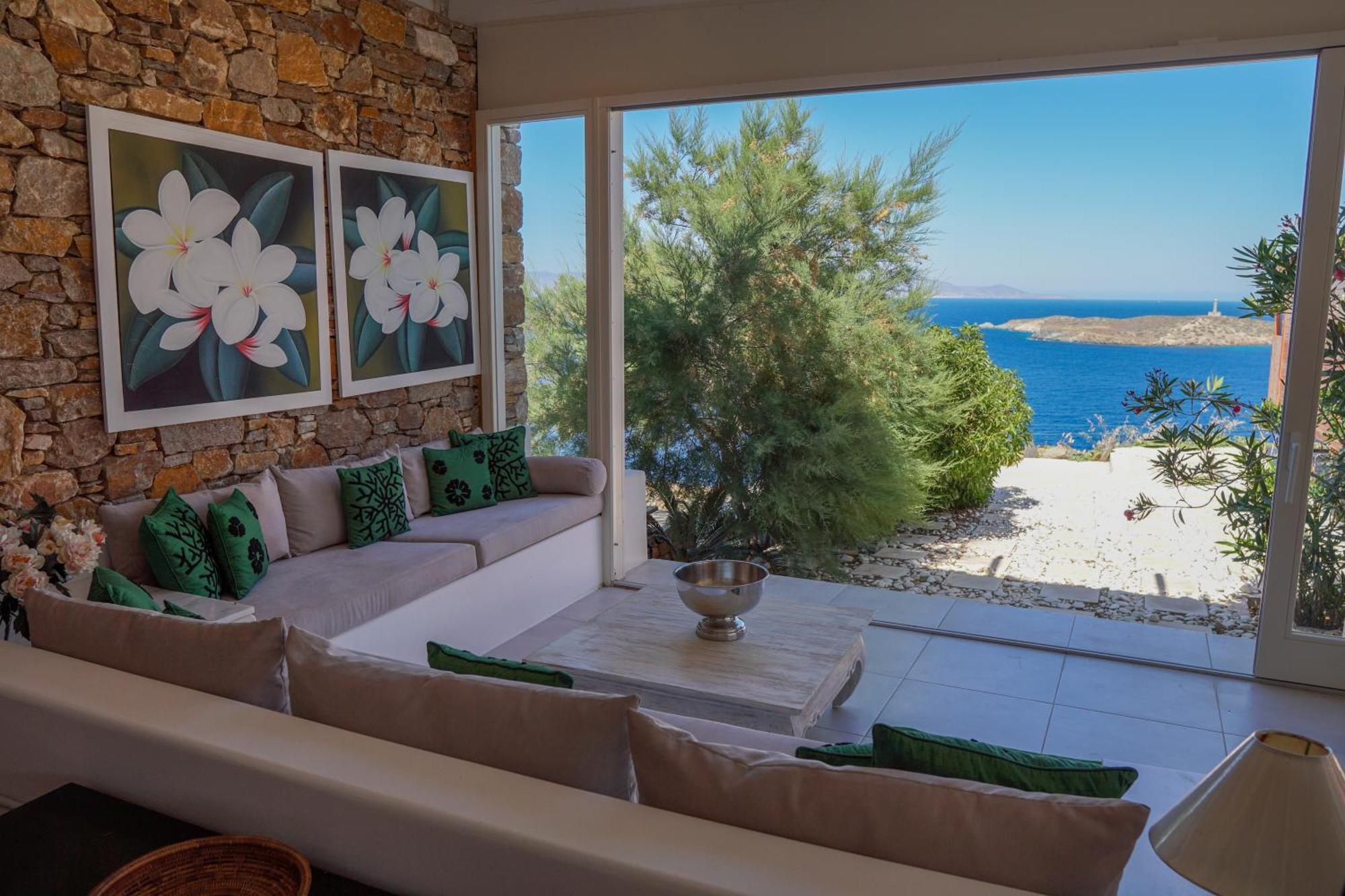 Villa Zen Dans Le Bleu 에르무폴리 외부 사진